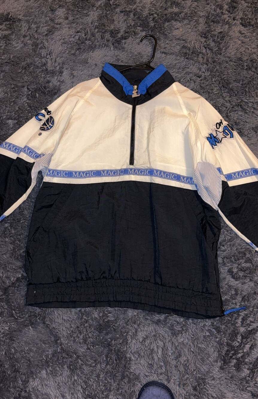 Vintage 90s Pro Player NBA Orlando Magic Full-Zip Puffer Jacket - Picture 2 of 4